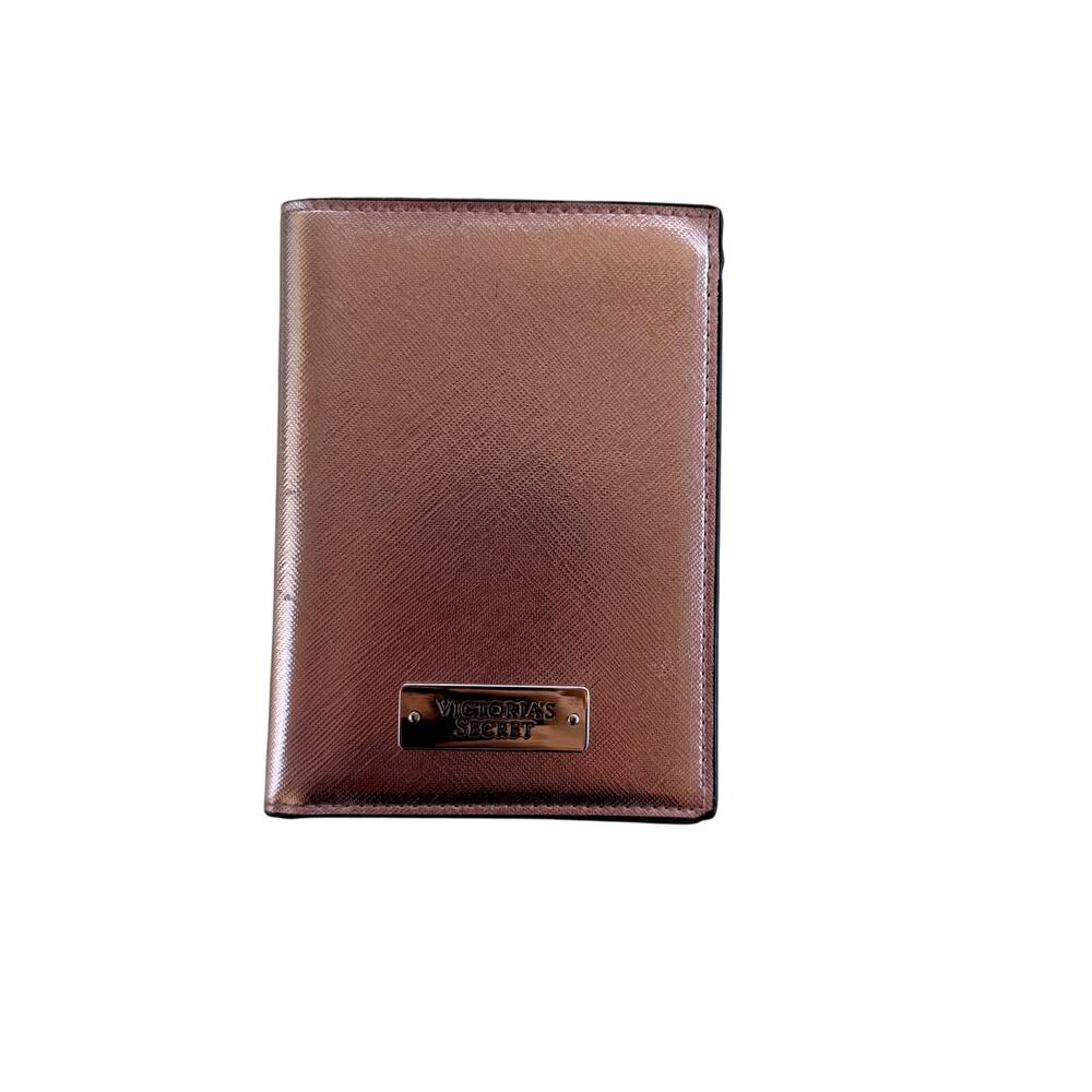 Victoria’s Secret Rose Pink Textured Passport Wallet Organizer